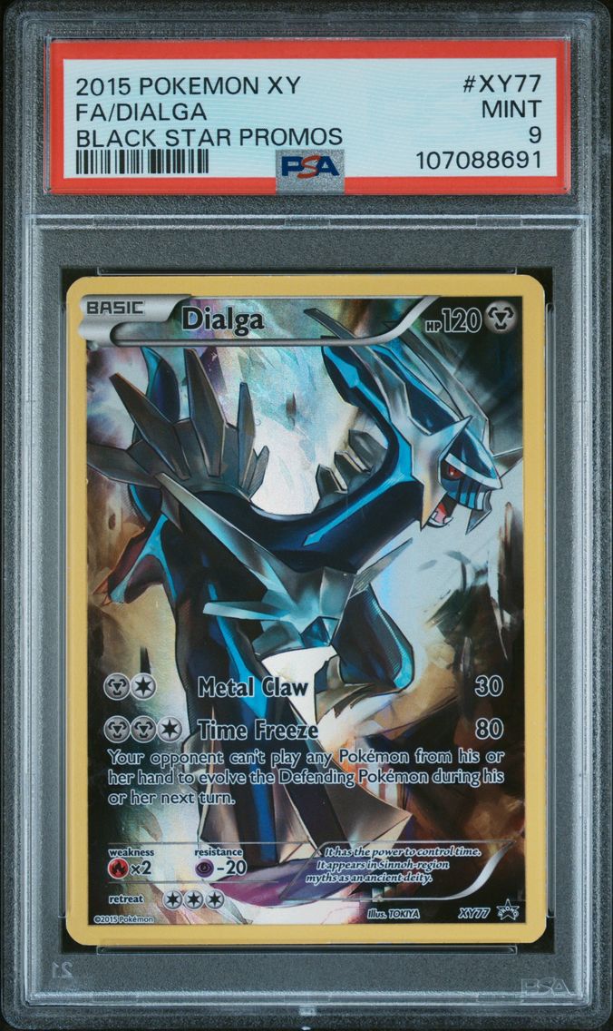 2015 #XY77 Full Art/Dialga PSA 9