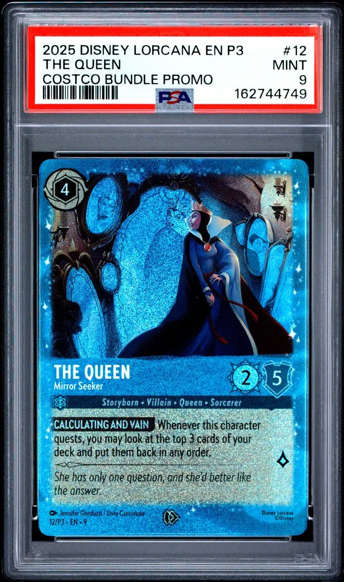 2025 #12 THE QUEEN PSA 9 Disney Lorcana EN P3-Promo