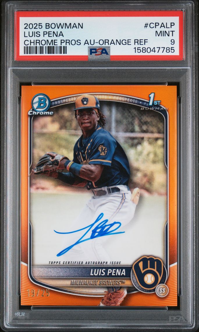 2025 #CPALP Luis Pena PSA 9 Bowm