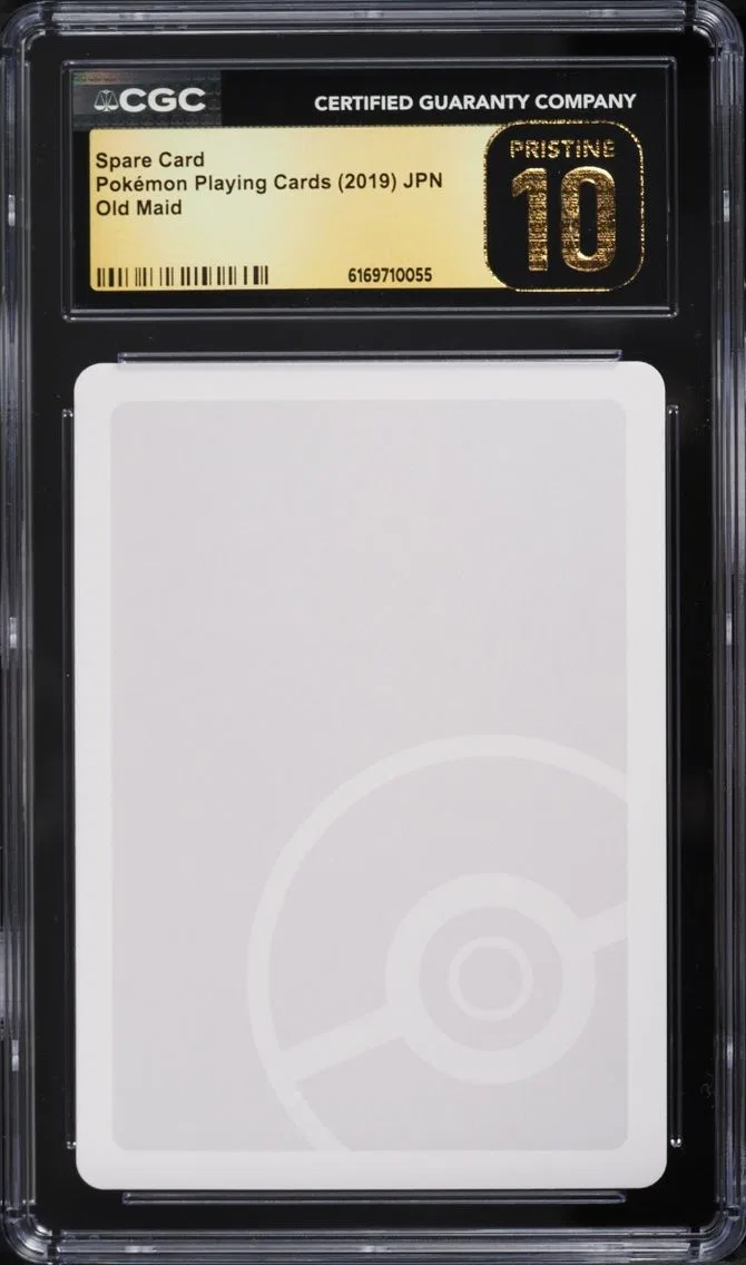 2019 Pokemon Japanese Playing Cards Old Maid Spare Card CGC 10 PRISTINE