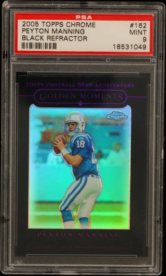 2005 #162 Peyton Manning PSA 9 Topps Chrome