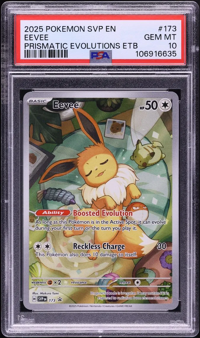 2025 #173 Eevee PSA 10 Svp EN-SV Black Star Promo Pokemon