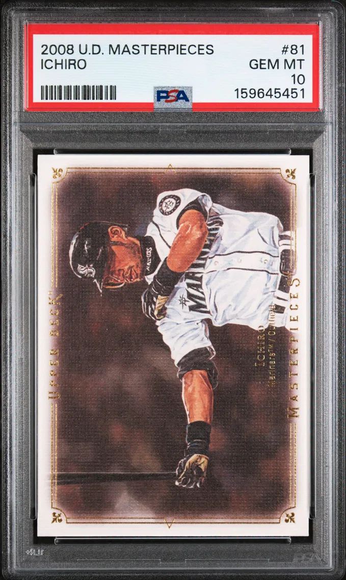 2008 #81 Ichiro PSA 10 Upper Deck Masterpieces