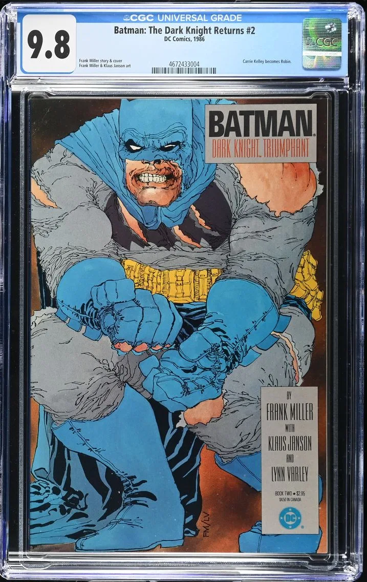 1986 Batman: The Dark Knight Returns #2 CGC 9.8 DC Comics