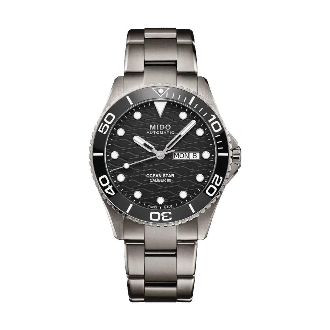 MIDO Ocean Star 200C Titanium 42.5mm - Black on Bracelet