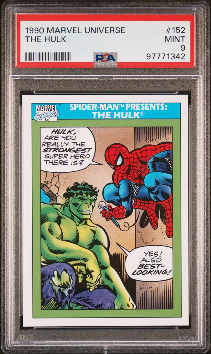 1990 #152 The Hulk PSA 9 Marvel Universe