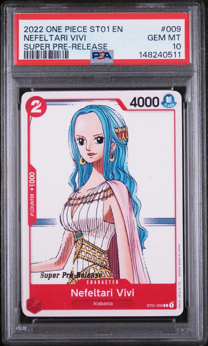2022 #009 Nefeltari Vivi PSA 10 One Piece Starter Deck ST01-Straw Hat Crew