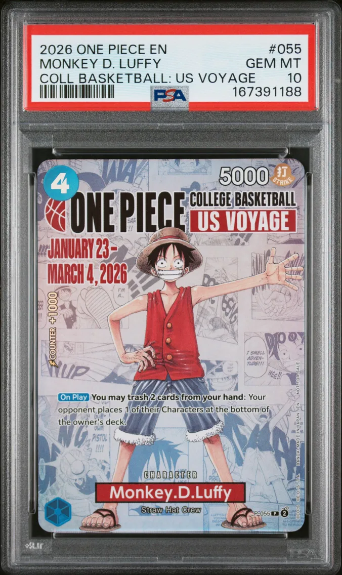 2026 #055 Monkey D. Luffy PSA 10 One Piece Promos