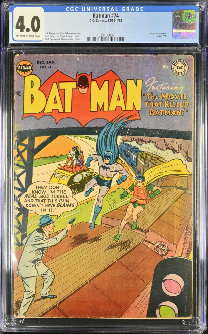 1953 Batman #74 CGC 4 DC Comics