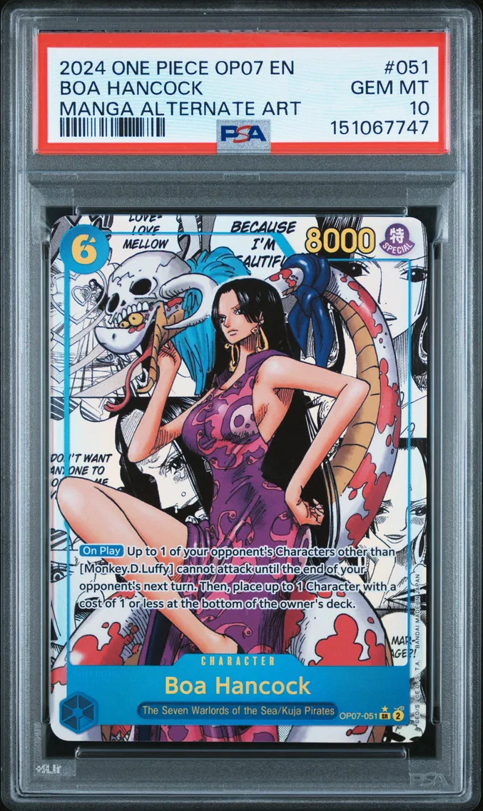2024 #051 Boa Hancock PSA 10 One Piece OP07-500 Years in the Future