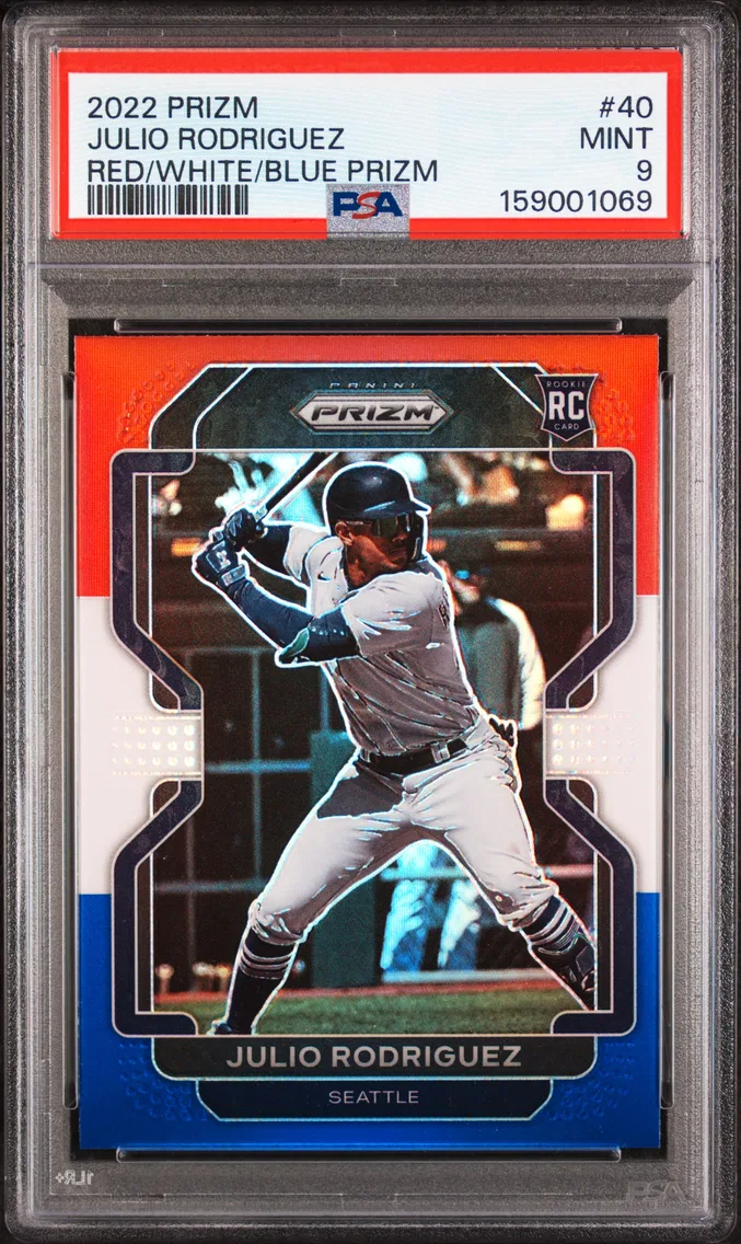 2022 #40 Julio Rodriguez PSA 9 Panini Prizm