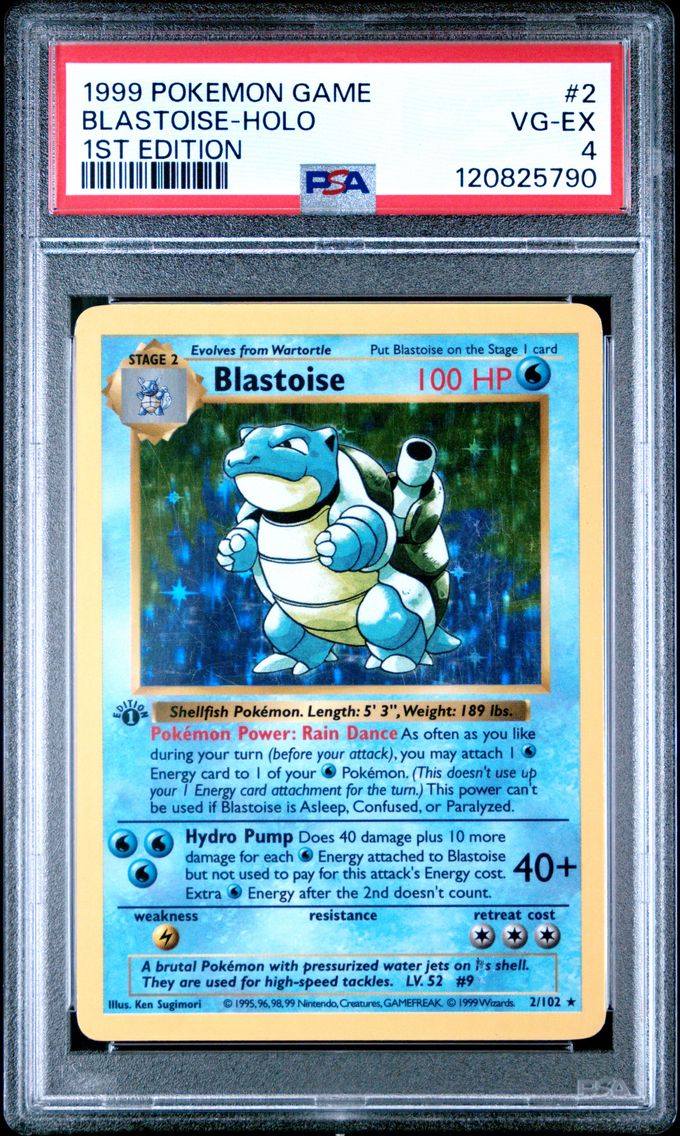 1999 #2 Blastoise-Holo 1st Editi