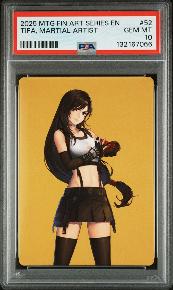 2025 #52 Tifa, Martial Artist PSA 10 Final Fantasy Art Series