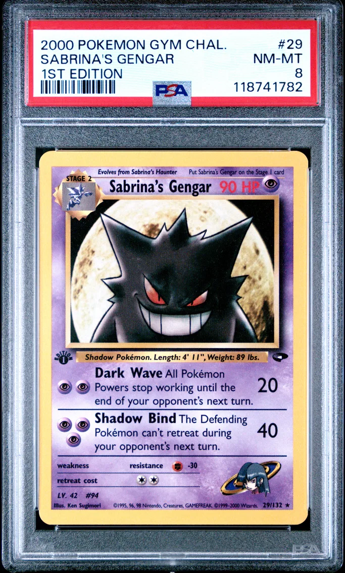 2000 #29 Sabrina's Gengar 1st Ed