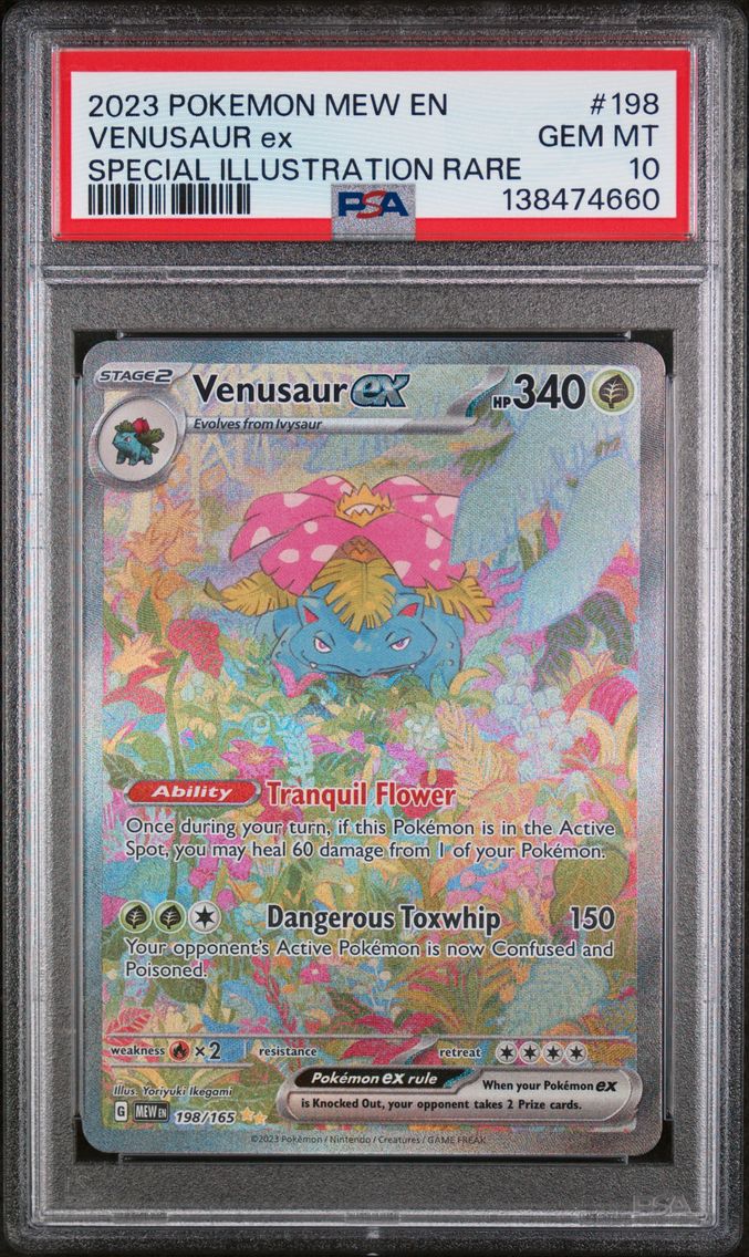2023 #198 Venusaur EX PSA 10 Mew
