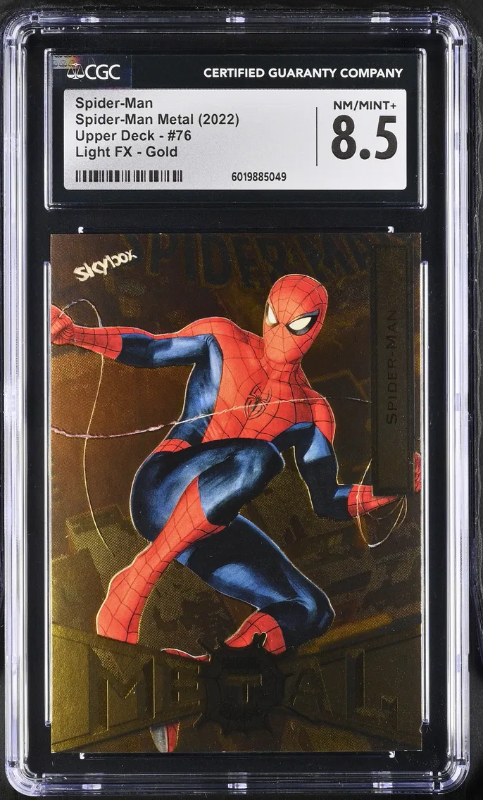 2022 #76 Spider-Man CGC 8.5 Spider-Man Metal - English