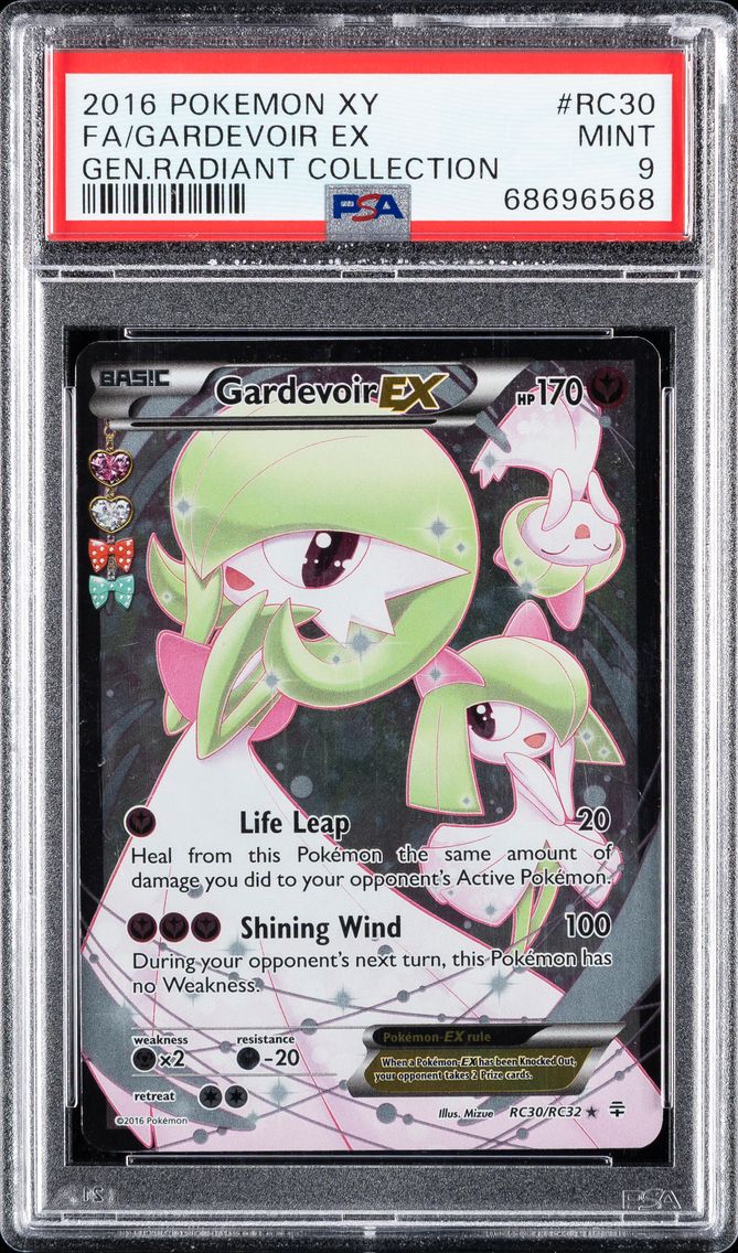 2016 #RC30 Full Art/Gardevoir EX PSA 9 XY Generations Radiant Collection Pokemon
