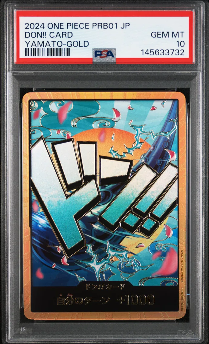 2024 #NA Don!! Card PSA 10 One Piece Japanese PRB01-Premium Booster -One Piece Card the Best-