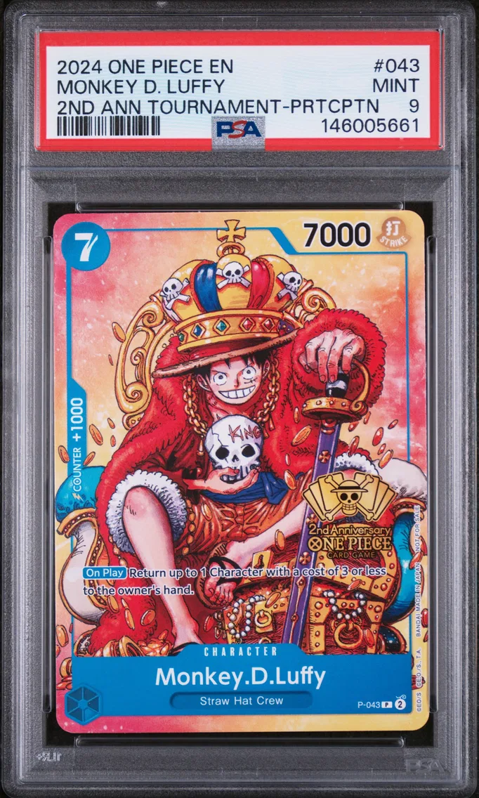 2024 #043 Monkey D. Luffy PSA 9 One Piece Promos