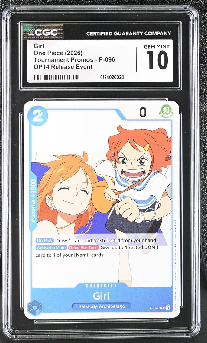 2026 #P-096 Girl CGC 10 Tourname