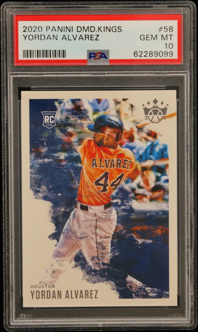 2020 #58 YORDAN ALVAREZ PSA 10 Panini Diamond Kings