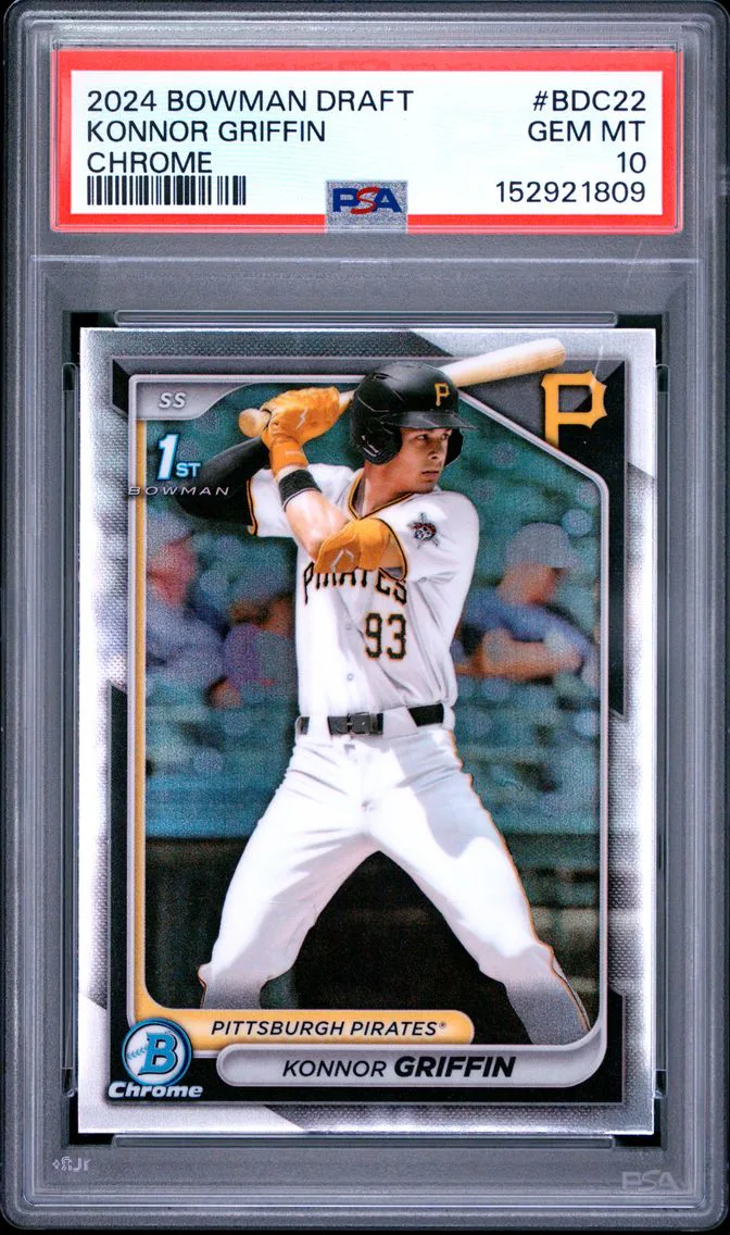 2024 #BDC22 Konnor Griffin PSA 10 Bowman Draft