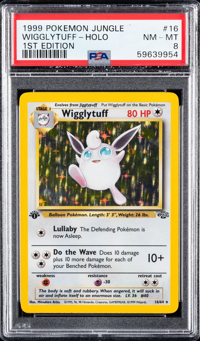 1999 #16 Wigglytuff-Holo 1st Edi
