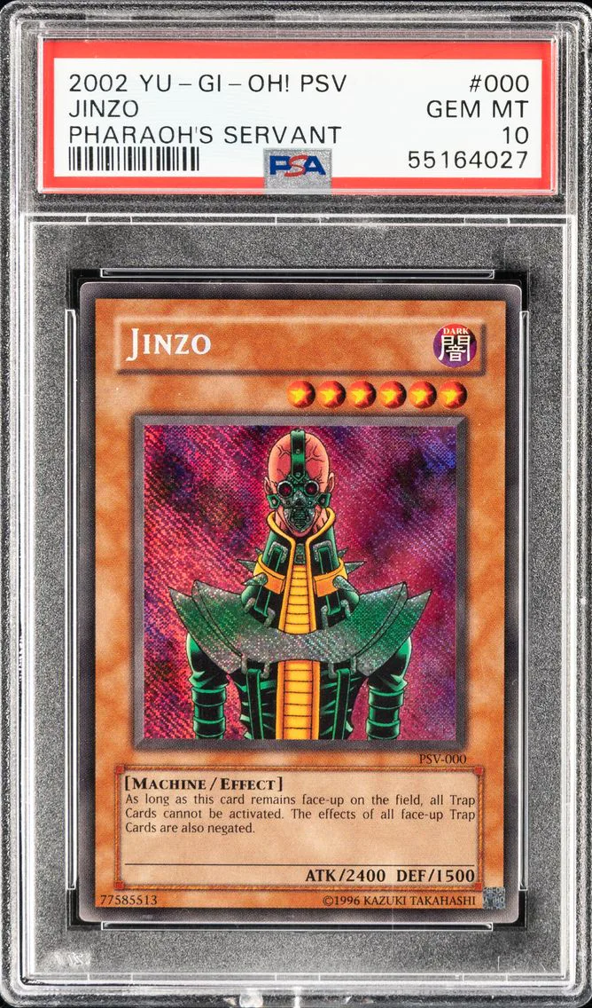 #000 JINZO 2002 YU-GI-OH! PSV-PHARAOH'S SERVANT PSA 10