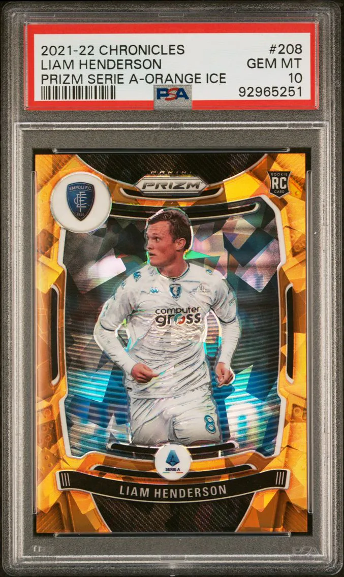2021 #208 Liam Henderson PSA 10 Panini Chronicles