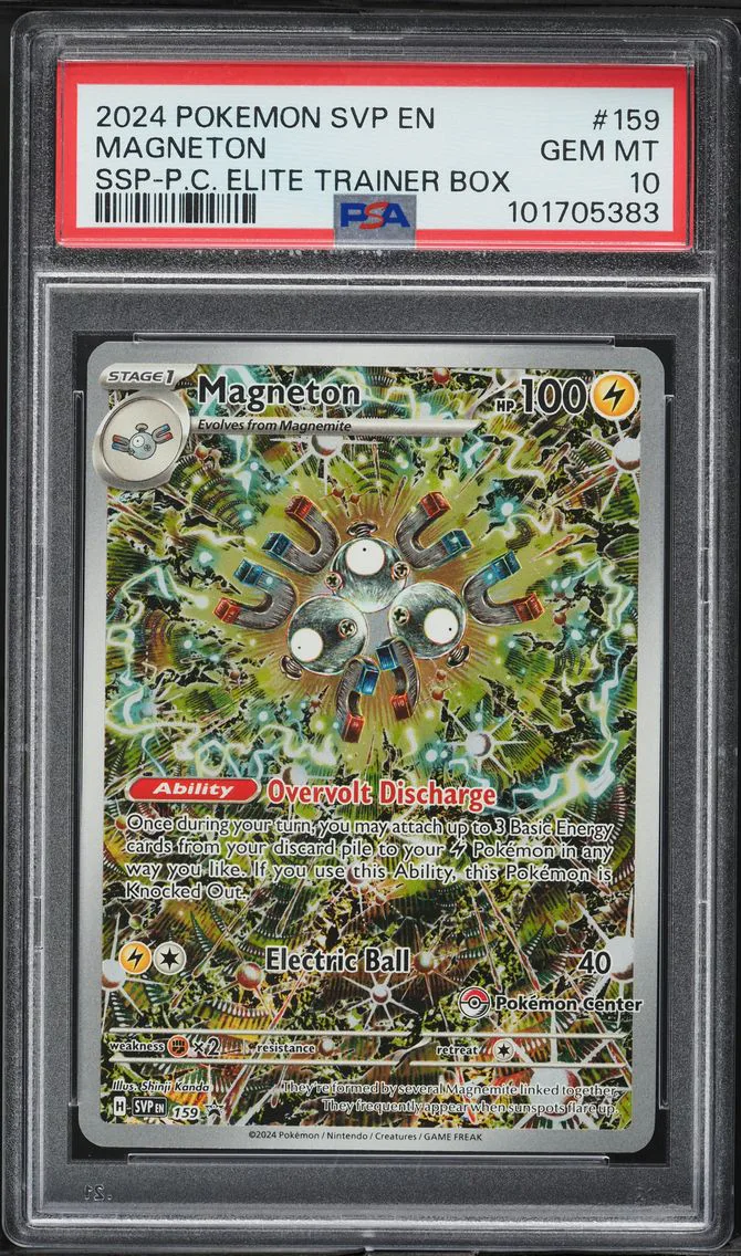 2024 #159 Magneton PSA 10 Svp EN-SV Black Star Promo Pokemon