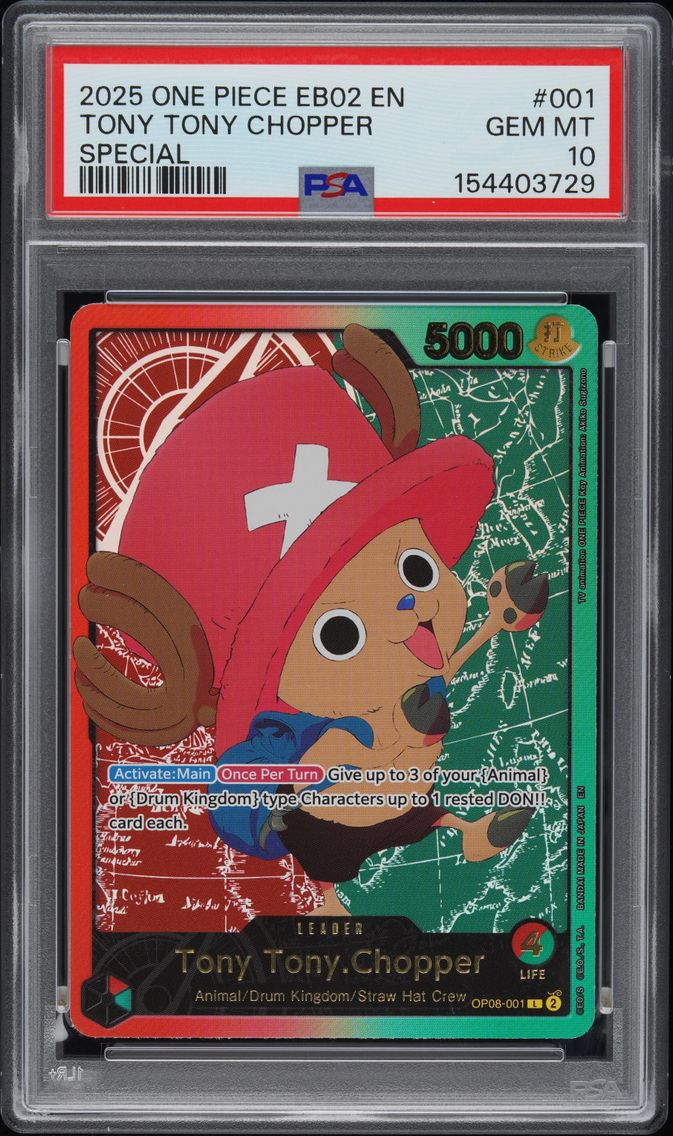 2025 #001 Tony Tony Chopper PSA 