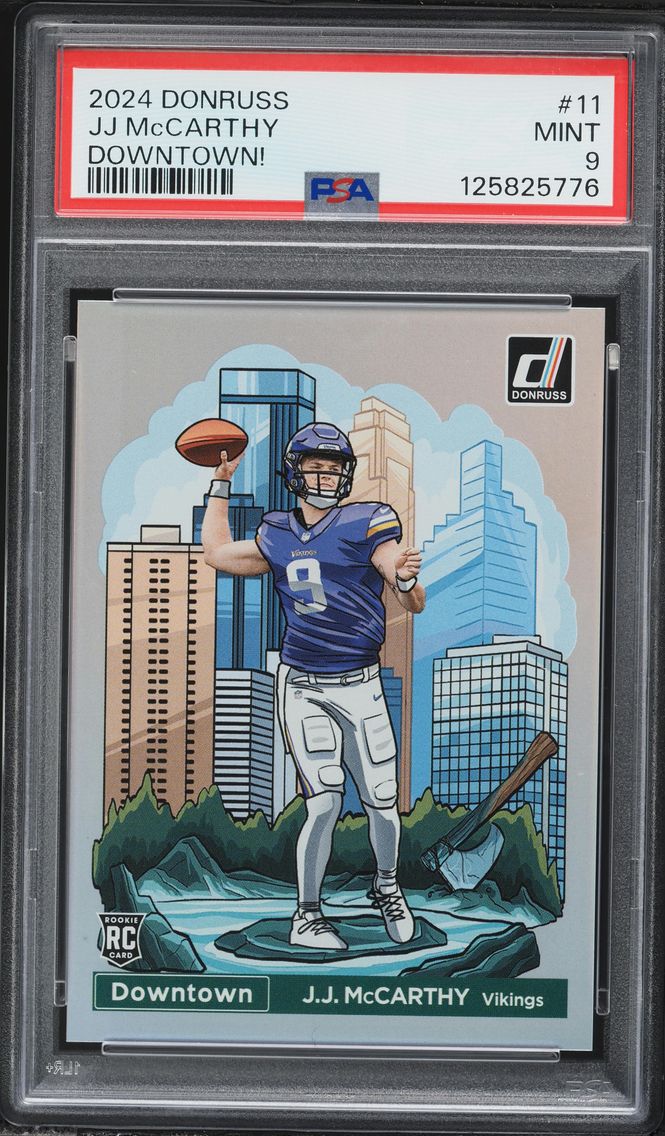 2024 #11 JJ McCarthy PSA 9 Panin