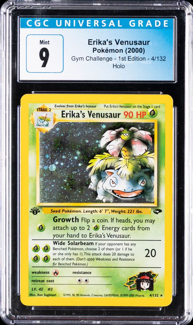 2000 #4 Erika's Venusaur Holo-1s