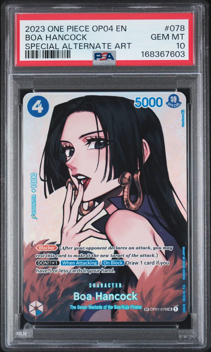 2023 #078 Boa Hancock PSA 10 One Piece OP04-Kingdoms of Intrigue
