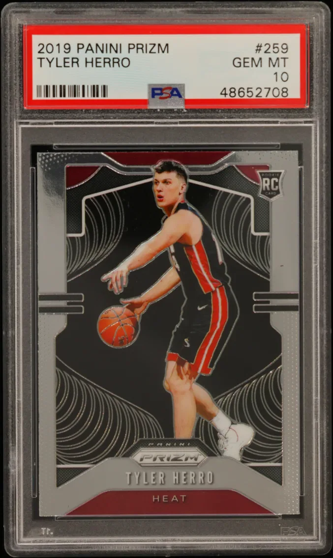 2019 #259 Tyler Herro PSA 10 Panini Prizm