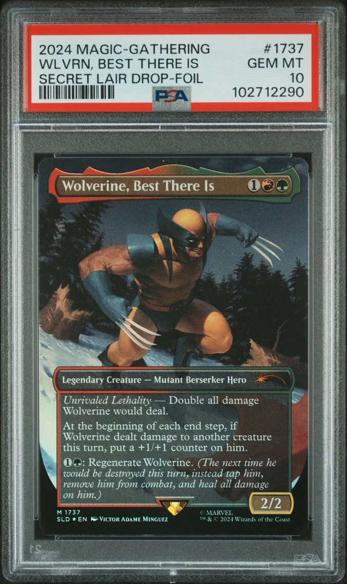 2024 #1737 Wolverine, Best There Is Foil PSA 10 MAGIC THE GATHERING SECRET LAIR DROP