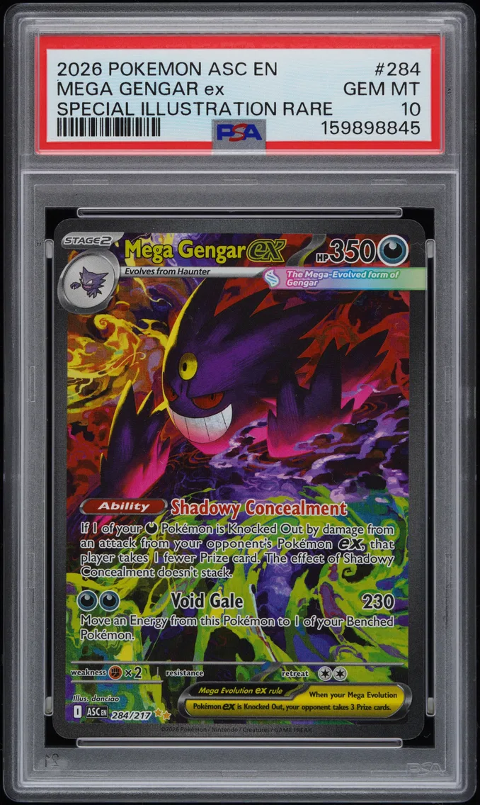2026 #284 Mega Gengar EX PSA 10 