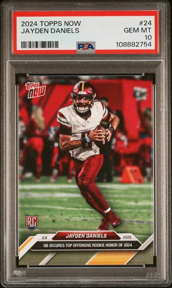2024 #24 Jayden Daniels PSA 10 Topps Now