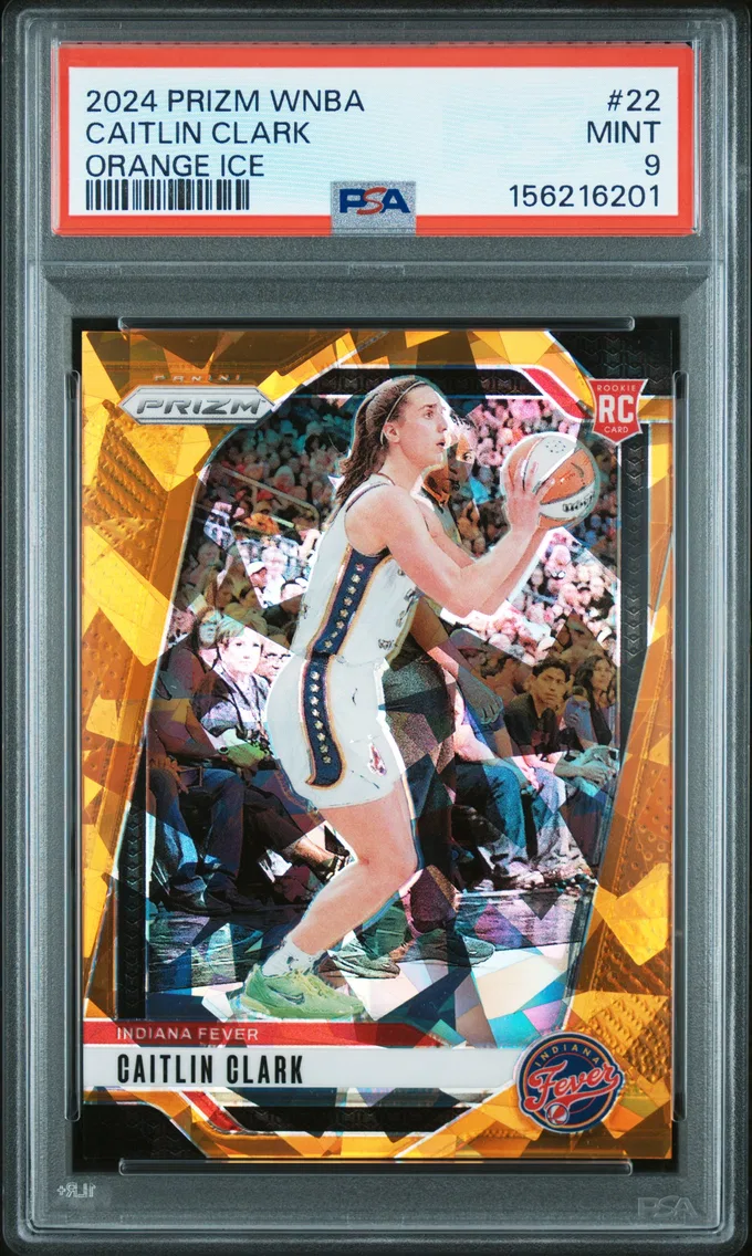 2024 #22 Caitlin Clark PSA 9 Panini Prizm WNBA