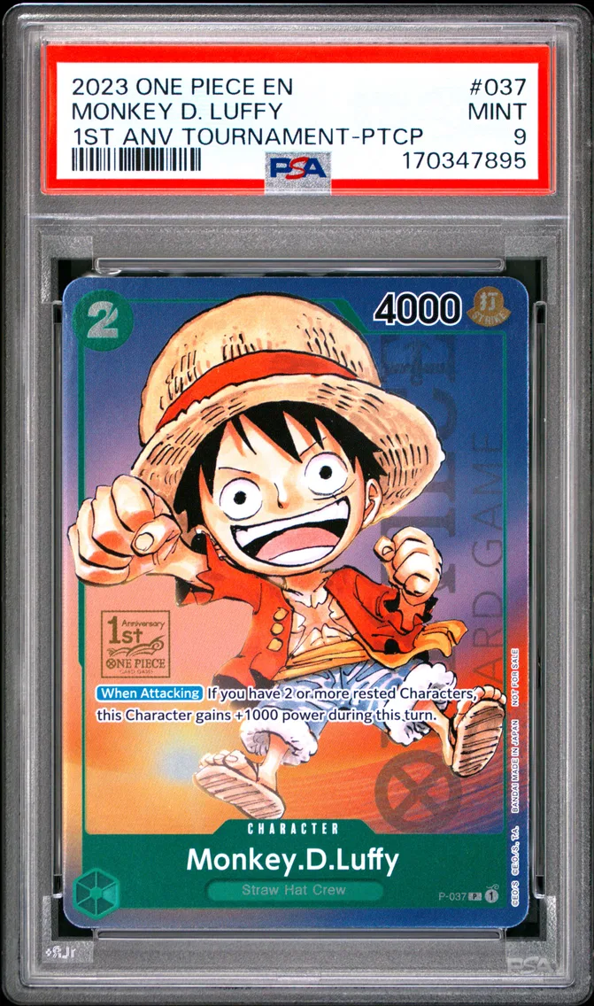 2023 #037 Monkey D. Luffy PSA 9 One Piece Promos