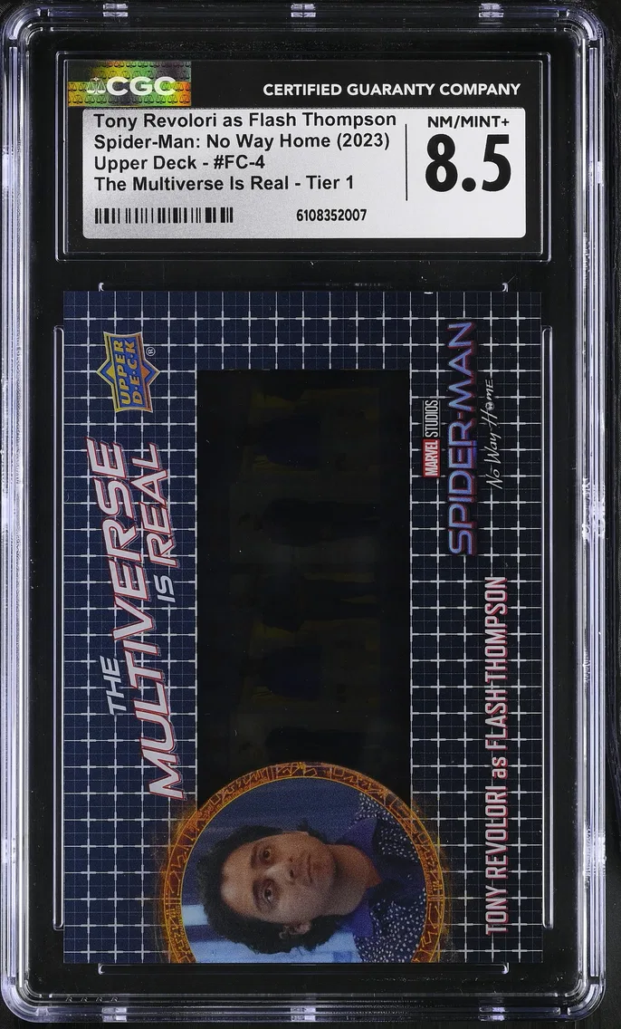 2023 #FC-4 Tony Revolori as Flash Thompson CGC 8.5 Spider-Man: No Way Home (2023 Upper Deck) - English