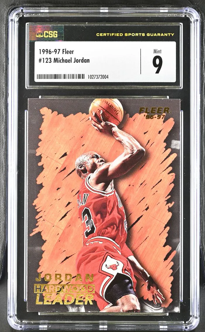 1996 #123 Michael Jordan CGC 9 Fleer