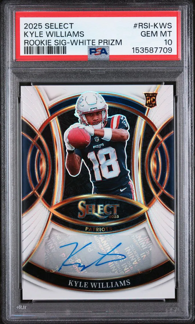 2025 #RSI-KWS Kyle Williams PSA 10 Panini Select Rookie Signatures