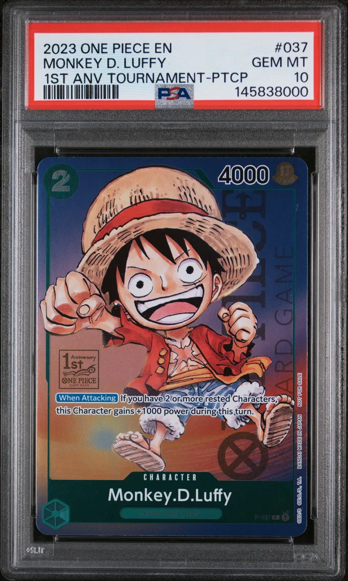 2023 #037 Monkey D. Luffy PSA 10 One Piece Promos