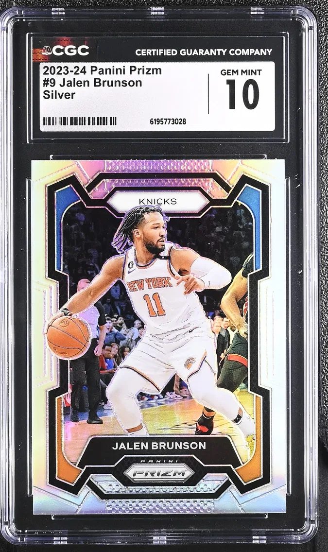 2023 #9 Jalen Brunson CGC 10 Panini Prizm