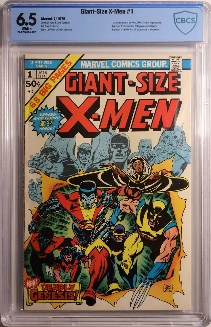 1975 #NA 1975 Giant-Size X-Men #1 CBCS 6.5 Marvel Comics CBCS 6.5