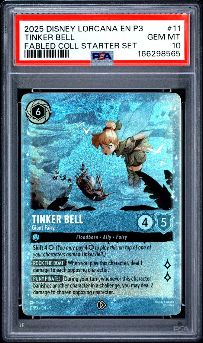 2025 #11 Tinker Bell - Giant Fairy PSA 10 Disney Lorcana EN P3-Promo