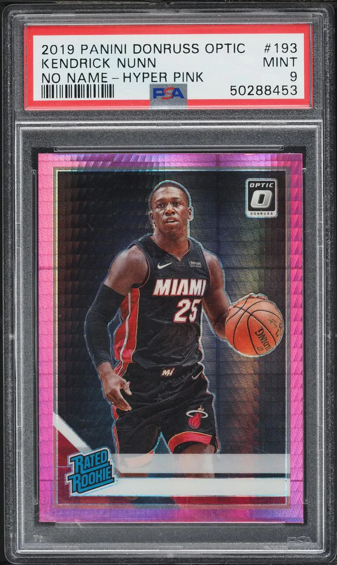 2019 #193 Kendrick Nunn PSA 9 Panini Donruss Optic Basketball