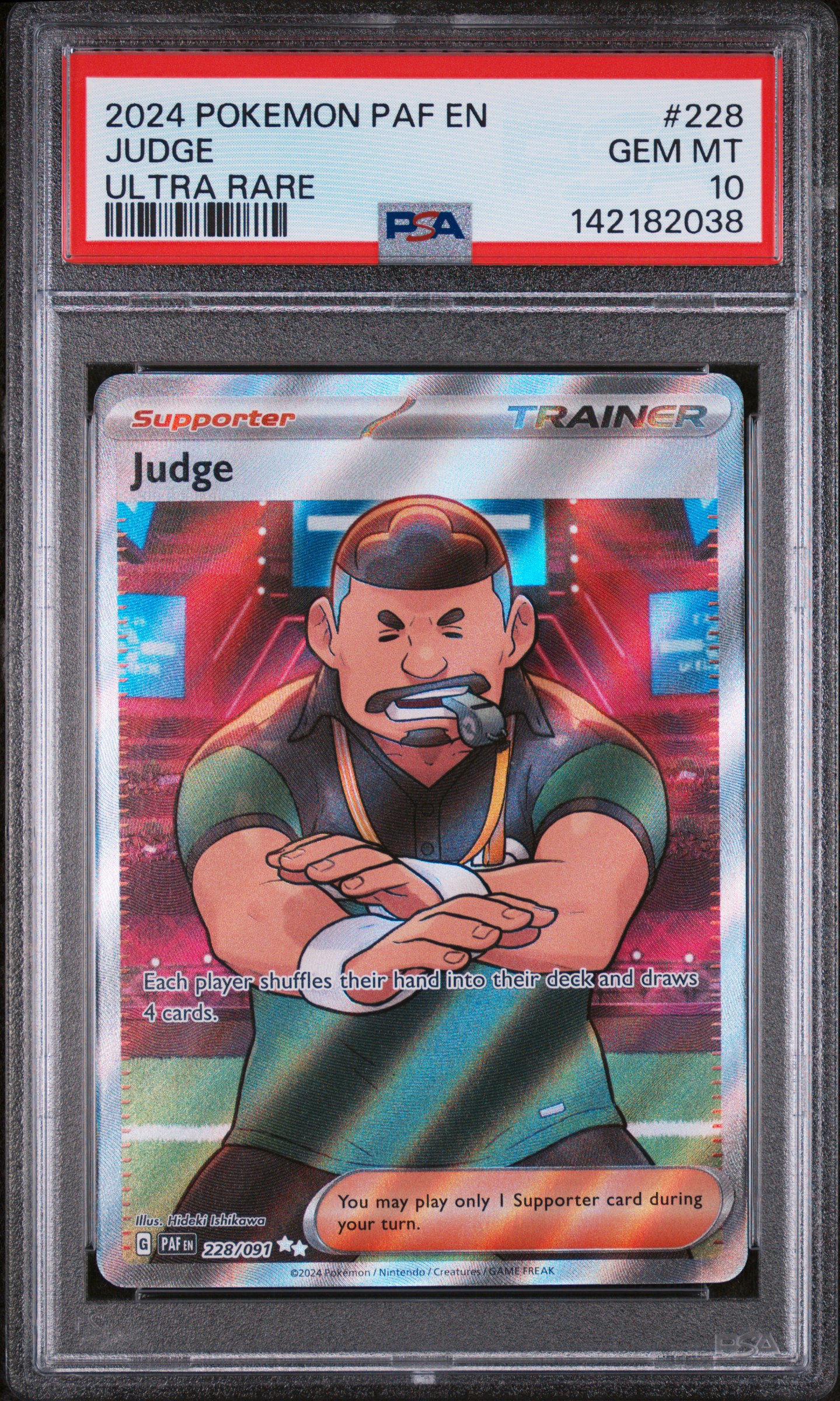 2024 #228 Judge PSA 10 Paf En-Paldean Fates