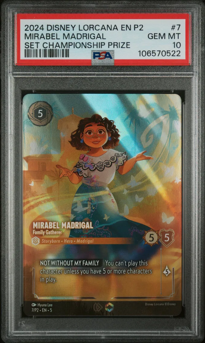 2024 #7 Mirabel Madrigal - Family Gatherer PSA 10 Disney Lorcana EN P2-Promo